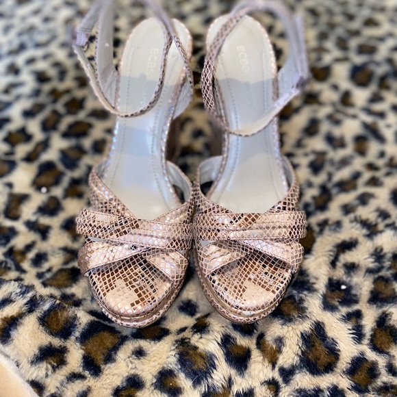 BCBG Generation Cork Wedges - Picture 5 of 8